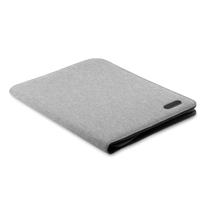 Funda protectora gris claro para ordenador portátil con cierre de cremallera