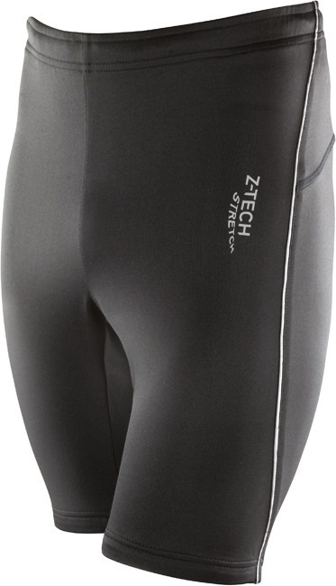 Pantalones cortos negros de compresión deportiva ZTECH STRENG